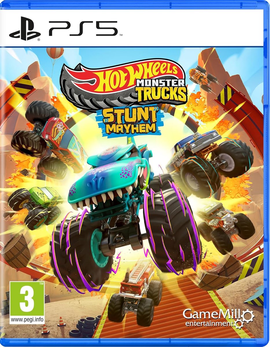 Hot Wheels Monster Trucks Stunt Mayhem PlayStation 5 (PS5) pudełko