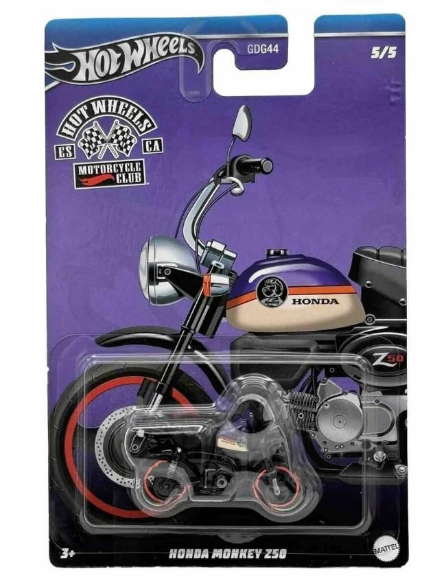 Hot Wheels Moto Series 3/5 Honda Monkey Z50 115/250 - View #8