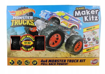 Hot Wheels, pojazd do złożenia Maker Kitz Monster Truck - Hot Wheels