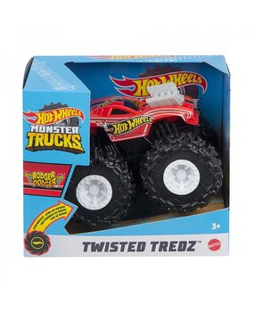 Hot Wheels, pojazd Monster Tredz Czerwony Rodger Dodger 1:43, GVK46 - Hot Wheels