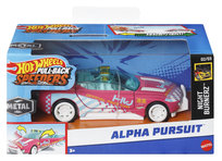 Hot Wheels, Pojazd z napędem pull-back Alpha Pursuit Auto 1:64, Samochód 3+ HWH48