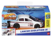 Hot Wheels, Pojazd z napędem pull-back Lancer Evolution IX Auto 1:64, Samochód 3+ HPR73