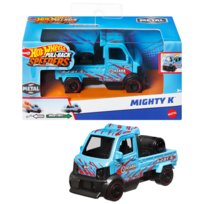 Hot Wheels, Pojazd z napędem pull-back Mighty K™ Auto 1:64, Samochód 3+ HPR77