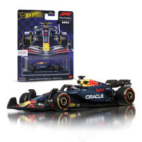 Hot Wheels Premium Formuła 1, Metalowy samochód bolid F1 w skali 1:64 Red Bull – Max Verstappen, dla fanów i kolekcjonerów JBM12