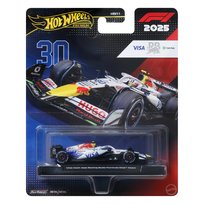 Hot Wheels Premium Formuła 1 Metalowy samochód bolid F1 w skali 1:64 VCARB – Liam Lawson #30, dla fanów i kolekcjonerów JKD79 Hot Wheels