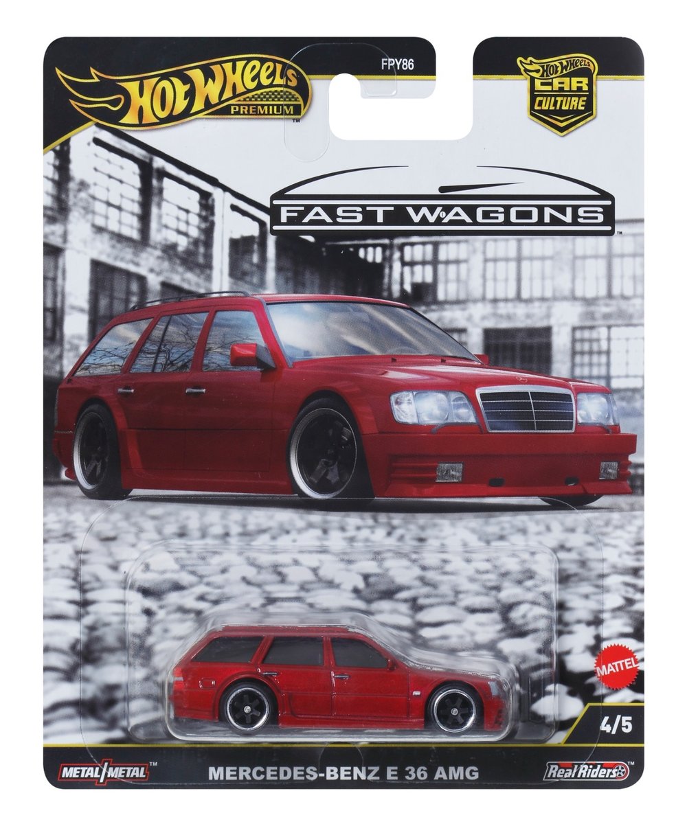 Hot Wheels Premium Mercedes-Benz AMG Estate JBK69 [np. '80 Mercedes-Benz 500 SLC Rallye] taniej z kodem APP2 - EMPIK
