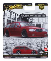 Hot Wheels Premium Kultowe auta Mercedes-Benz AMG Estate, Samochód w skali 1:64, dla fanów i kolekcjonerów JBK69