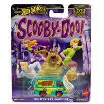 Hot Wheels Premium Popkultura Scooby-Doo The Mystery Machine, Samochód w skali 1:64, dla fanów i kolekcjonerów JBL63 Hot Wheels