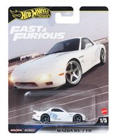 Hot Wheels Premium Szybcy i wściekli Mazda RX-7 FD, Samochód w skali 1:64, dla fanów i kolekcjonerów JBL93