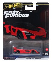 Hot Wheels Premium Szybcy i wściekli McLaren Senna, Samochód w skali 1:64, dla fanów i kolekcjonerów JBL92 Hot Wheels