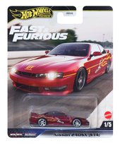 Hot Wheels Premium Szybcy i wściekli Nissan 240SX (S14), Samochód w skali 1:64, dla fanów i kolekcjonerów JBL99 Hot Wheels