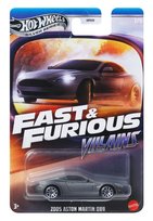 Hot Wheels Silver Series Szybcy i wściekli 2005 Aston Martin 089, Samochód w skali 1:64, dla dzieci 3+, fanów i kolekcjonerów JBY35