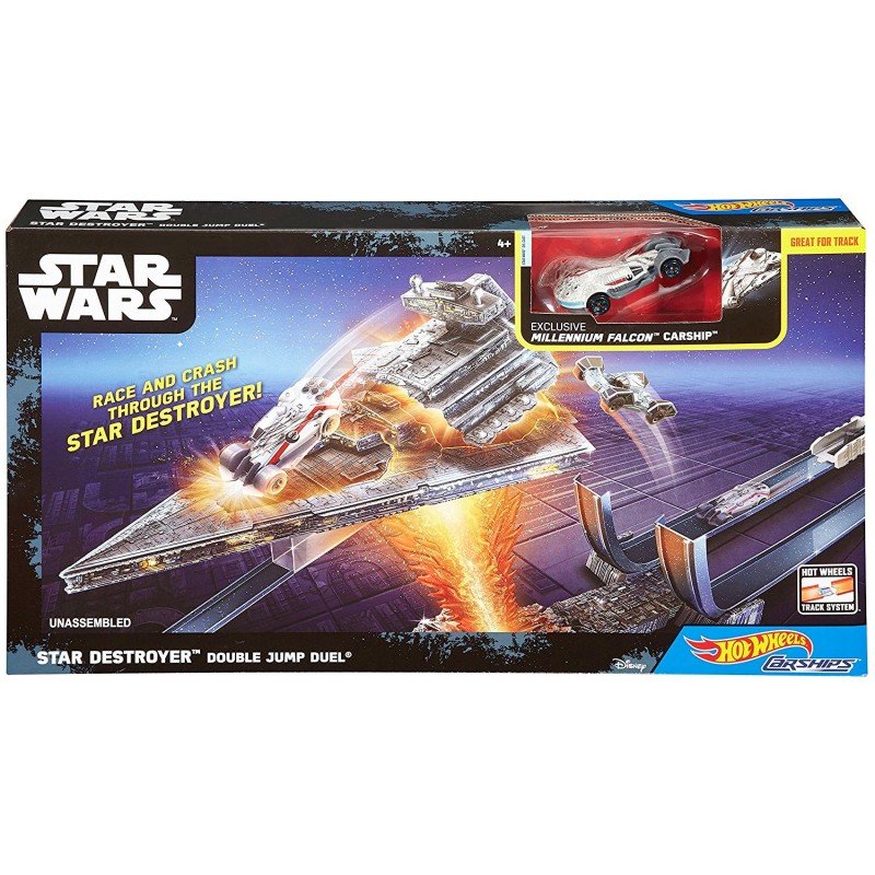 Hot Wheels, Star Wars, Autostatki Gwiezdny Niszczyciel, zestaw samochody
