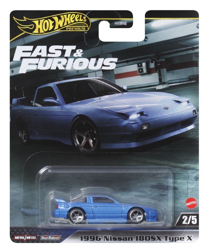 Hot Wheels Szybcy I Wściekli Samochodzik Premium 1996 Nissan 180Sx