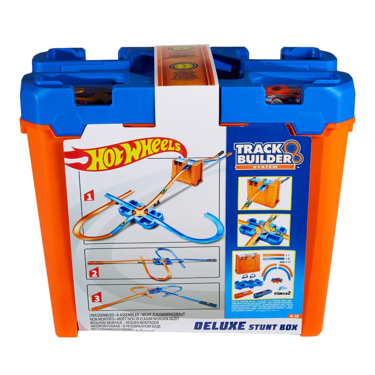 Hot Wheels, Tor wyścigowy + 2 samochody w skali 1:64, dla dzieci 4+ GGP93