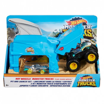 Hot Wheels, zestaw Wyrzutnia Rekin - Hot Wheels