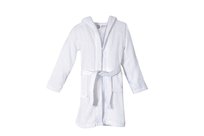Hotelowy Szlafrok Dla Dzieci Bawełniany Frotte Z Kapturem 134-140 Cm