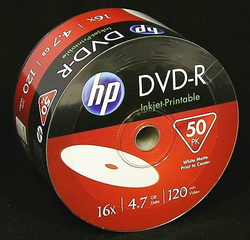 Фото - Навушники HP DVD-R x16 4,7GB PRINT FF s-50 14201 69302 