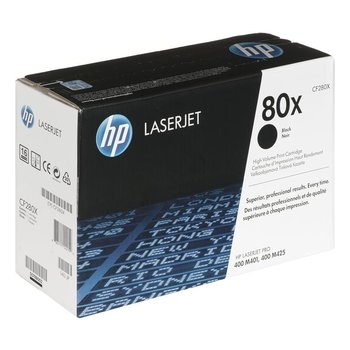 HP Inc. Toner 80X Black 6.8k CF280X - HP