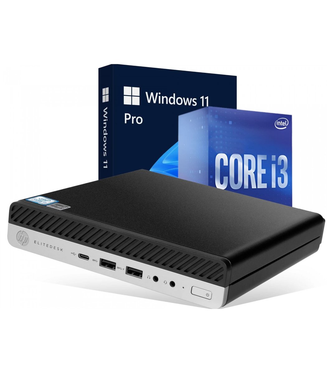 HP Prodesk 600 G3 MFF Micro i3-7100T 16GB 512GB SSD Win11