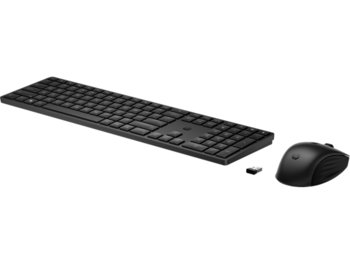 HP, Zestaw bezprzewodowy mysz i klawiatura, 650, czarny, 4R013AA - HP