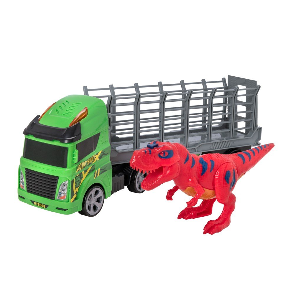 Hti Engine Transporter HTI TOYS, Teamsterz Mighty Machines transporter Dino światło/dźwięk ...