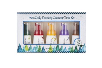 Huangjisoo, Pure Daily Foaming Cleanser Trial Kit, hypoalergiczne pianki do mycia twarzy, mini zestaw, 5 x 30ml - Huangjisoo