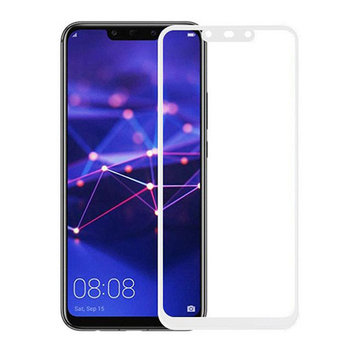 Huawei Mate 20 Lite hartowane szkło 5D Full Glue - Biały - EtuiStudio