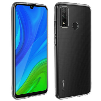 Huawei P smart 2020 Miękka tylna obudowa i czarna folia ze szkła hartowanego 9H - Avizar