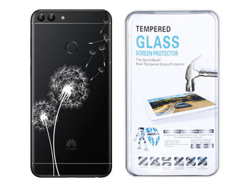 Huawei P Smart Etui Koronka Nadruk Case + Szkło 9H - Kreatui
