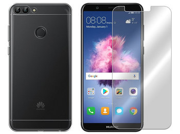 HUAWEI P SMART ETUI POKROWIEC OBUDOWA GEL + SZKŁO - VegaCom