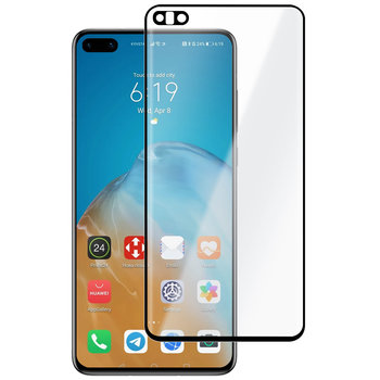 Huawei P40 Screen Protector 9H Thin clear Contour Black - Avizar