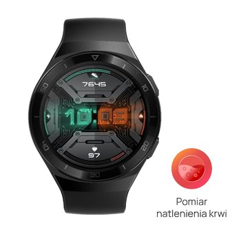 Huawei, Smartwatch, Watch GT 2e, czarny - Huawei