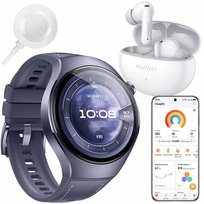 HUAWEI WATCH 5 FIOLET 46MM eSIM WIFI NFC + SŁUCHAWKI FREEBUDS 6I BIAŁE