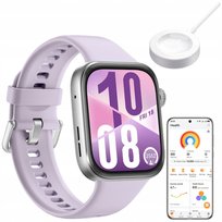 HUAWEI WATCH Fit 4 FIOLETOWY DUAL GPS 5 ATM SPo2 ANALIZA SNU NFC ROZMOWY BT