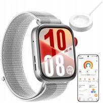 HUAWEI WATCH Fit 4 SZARY DUAL GPS 5 ATM SPo2 ANALIZA SNU NFC ROZMOWY BT