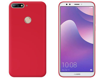 HUAWEI Y7 PRIME 2018 ETUI POKROWIEC OBUDOWA GUMA - VegaCom