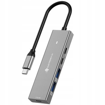 Hub 4-portowy 4w1 z 2x USB-C 3.1 gen.2 + 2x USB-A 3.1 gen2 10Gbps - ELECTRONICA 4U
