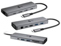 HUB do HIRO Więcej Portów i Ładowanie Jednym Kablem 2 monitory USB-C 100W