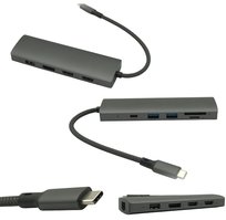 HUB do notebooka ultrabooka Toshiba Stacja Dokująca USB-C na 2 Monitory