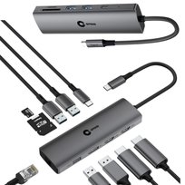 HUB Dual Monitor USB-C 2xHDMI 4K DisplayPort LAN Ethernet do Laptopa DELL