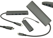 HUB multiport USB-C z Ładowaniem PD Czytnik SD MicroSD do Laptopów Hyperbook
