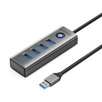 Hub Orico PDD4U-U3 4x USB-A 3.0 - szary Inna marka