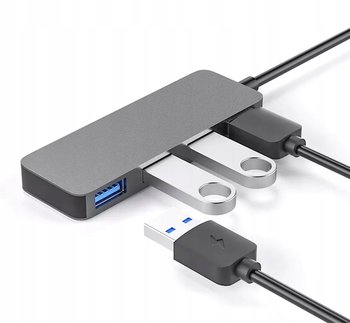 Hub rozdzielacz USB stacja dokująca 4w1 4x USB A 3.0 5Gbps USB C CW05-A - ELECTRONICA 4U