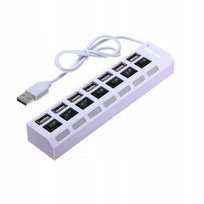HUB USB 7 PORTÓW ROZDZIELACZ ROZGAŁĘŹNIK USB WYŁĄCZNIK PODŚWIETLANIE SWITCH Blow