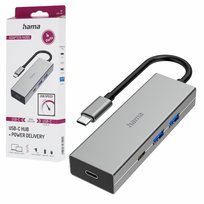 HUB USB-C 4 PORTY 2X USB-A, 2X USB-C, USB 3.2 GEN1 5Gbit/s