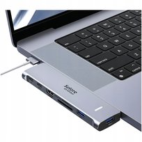 Hub Usb-C 7W2 Macbook Pro Air M1 M2 M3 Hdmi 4K Thunderbolt 3 Pd 100W Sd