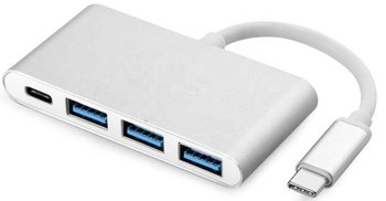 HUB USB-C ADAPTER 3x USB 3.0 Power Delivery PD - Tradebit