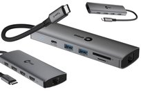 HUB USB-C Apple Więcej Portów i Ładowanie Jednym Kablem 100W 2 monitory
