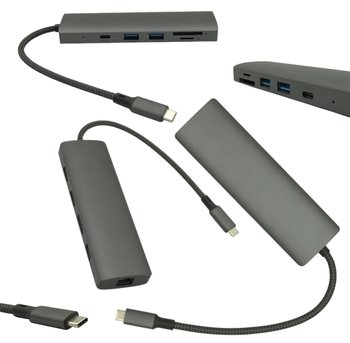 Hub USB-C Czytnik SD MicroSD do Laptopów Acer Multiport z Ładowaniem PD - Inny producent